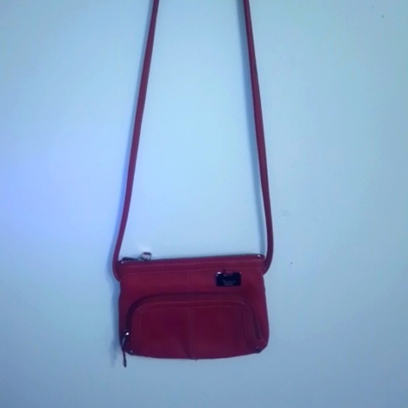 Tignanello red crossbody - Picture 1 of 4